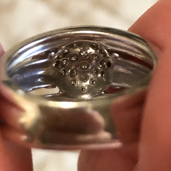 18k white gold and diamond ring - Picture 5 of 8